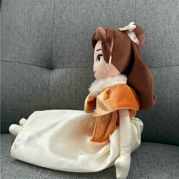 Disney Belle Beauty and Beast Plush Doll Winter Cape - Picture 3 of 9